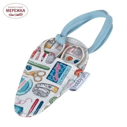 Фото Ножиці Hobby Gift +чохол Mini Sawing Mashines TK25.638