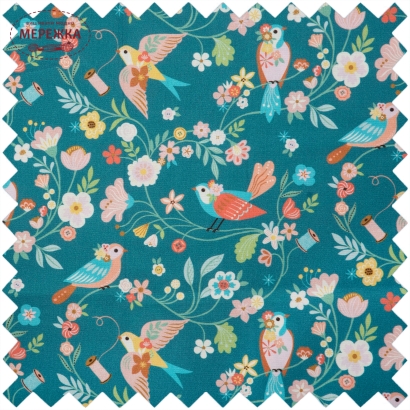 Фото Ножиці Hobby Gift +чохол Stitch Birds TK25.664