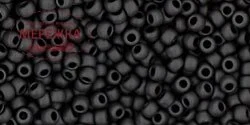 Фото Бісер TOHO Round 11/0, 4 гр.Opaque Matte Jet TR-11-49F