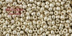 Фото Бісер TOHO Round 11/0, 4 гр. Galvanized Aluminium TR-11-PF558