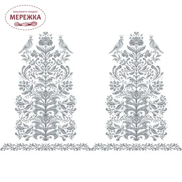 Фото Рушник весільний на домотканому полотні Барвиста Вишиванка ТР859дн5099