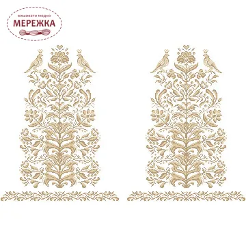 Фото Рушник весільний на домотканому полотні Барвиста Вишиванка ТР862дн5099