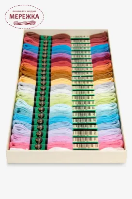 Фото DMC Подарунковий набір муліне Retors Mat DMC Soft Cotton 100%, 24*10 м. U89