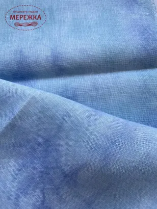 Фото полотно ручного фарбування Zweigart Belfast глибока блакить