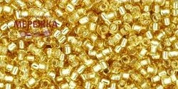 Фото Бісер TOHO Treasure 11/0, 3 гр. Silver-Lined Light Topaz TT-01-22