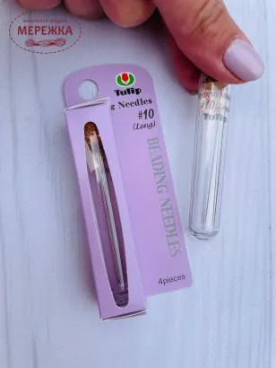 Фото Набір голок TULIP №10 (для бісеру), довгі
