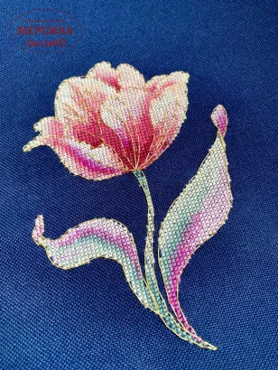 Фото Набір для вишивання хрестиком VIHOLA CrossStitch Оксамитові пелюстки  (Brittney 28ct)