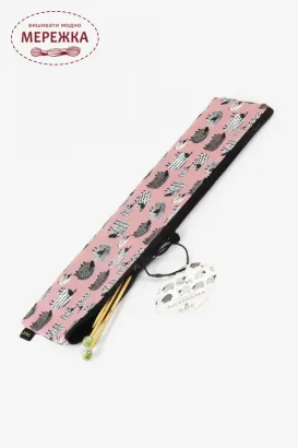 Фото органайзер для спиць ДМС U1979, колір рожевий