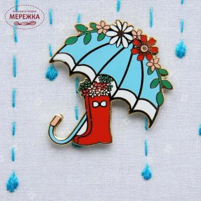 Фото Flamingo Toes Магнітний тримач для голок Floral Umbrella and Boots