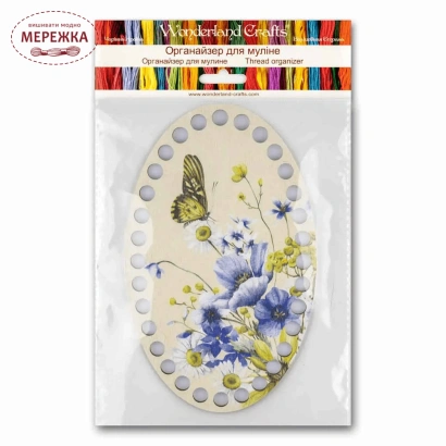 Фото Органайзер для муліне WonderlandCrafts фанера, з малюнком FLZ(P)-063