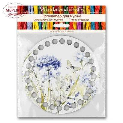Фото Органайзер для муліне WonderlandCrafts фанера, з малюнком FLZ(P)-081