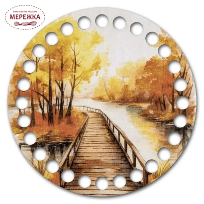 Фото Органайзер для муліне WonderlandCrafts фанера, з малюнком FLZ(P)-097