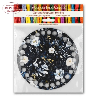 Фото Фото Органайзер для муліне WonderlandCrafts фанера, з малюнком FLZ(P)-101