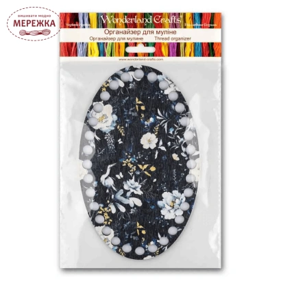 Фото Органайзер для муліне WonderlandCrafts фанера, з малюнком FLZ(P)-103