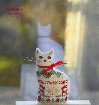 Фото Cotton Pixels Схема 3D Winter Cat CPWC19