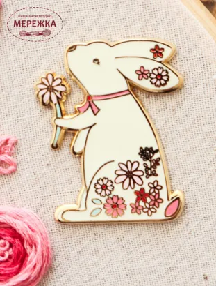 Фото Flamingo Toes Магнітний тримач для голок Floral Bunny