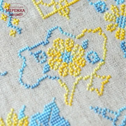 Фото Набір для вишивання хрестиком TelaArtis Моя Україна (канва 14к, колір льон) Х-001/2