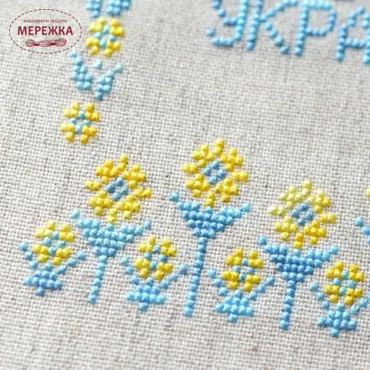 Фото Набір для вишивання хрестиком TelaArtis Моя Україна (канва 14к, колір льон) Х-001/2