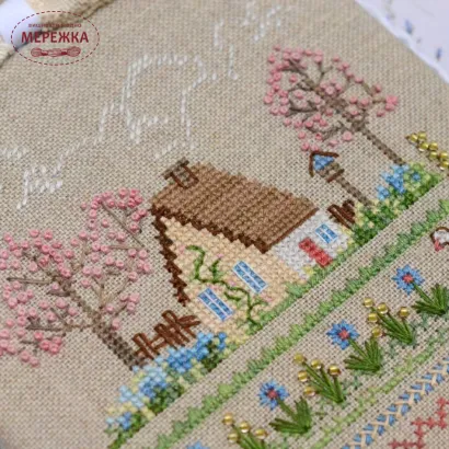 Фото Набір для вишивання хрестиком TelaArtis Романтика села Х-071