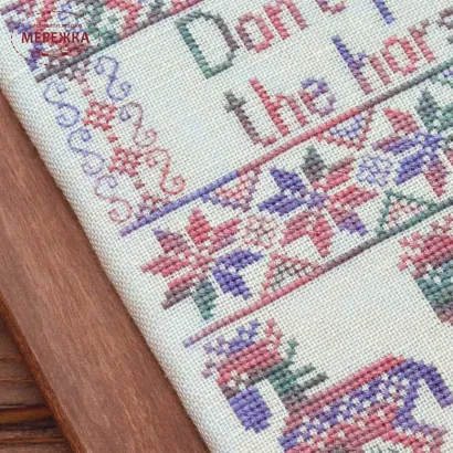 Фото Набір для вишивання хрестиком TelaArtis Не жени коней Х-081