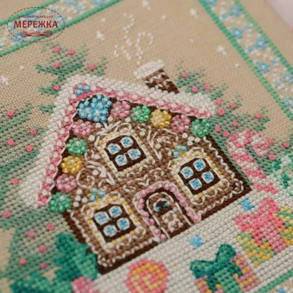 Фото Набір для вишивання хрестиком TelaArtis Імбірний будиночок Х-084