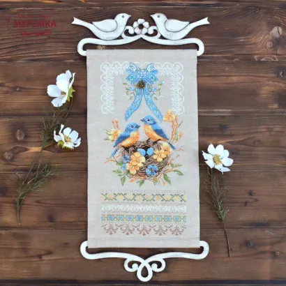 Фото Набір для вишивання хрестиком TelaArtis Гніздечко + белпул Х-520