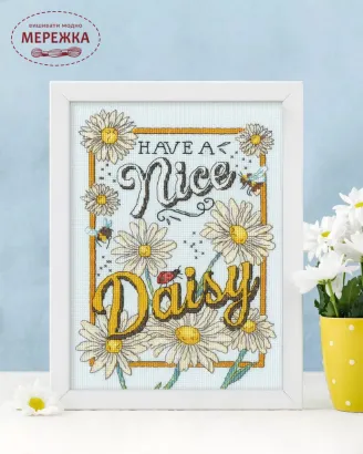 Фото Набір для вишивання хрестиком Bothy Threads Nice Daisy XAS1