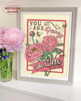 Фото Набір для вишивання хрестиком Bothy Threads Peony The One XAS2