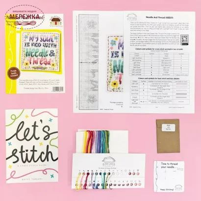 Фото Набір для вишивання хрестиком Bothy Threads Needle and Thread XBD21