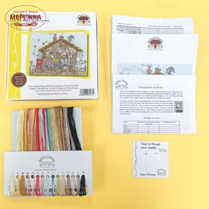 Фото Набір для вишивання хрестиком Bothy Threads Craft Home by Amanda Loverseed XCT43