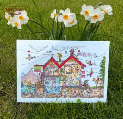 Фото Набір для вишивання хрестиком Bothy Threads Adventure Holiday by Amanda Loverseed XCT44