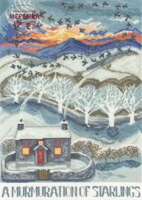 Фото Набір для вишивання хрестиком Bothy Threads A Murmuration Of Starlings XDD11