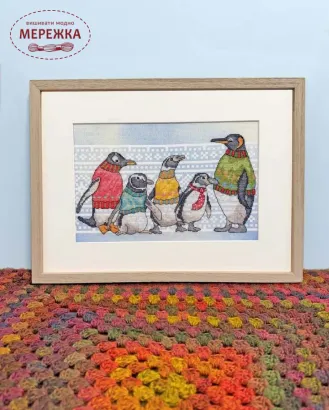 Фото Набір для вишивання хрестиком Bothy Threads A Woolly Waddle XEB3