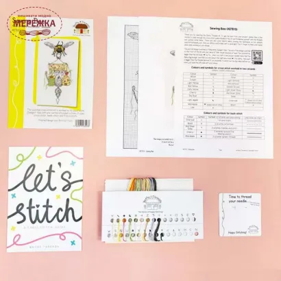 Фото Набір для вишивання хрестиком Bothy Threads Sewing Bee XETE13