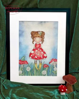 Фото Набір для вишивання хрестиком Bothy Threads Little Mushroom XG52