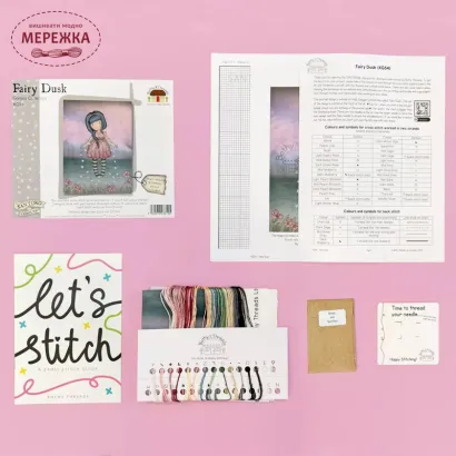 Фото Набір для вишивання хрестиком Bothy Threads Fairy Dusk XG54