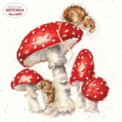 Фото Набір для вишивання хрестиком Bothy Threads The Fairy Ring XHD101 (Evenweave)