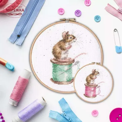 Фото Набір для вишивання хрестиком Bothy Threads Sew It Begins (Evenweave) XHD114P