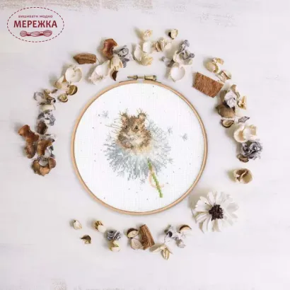 Фото Набір для вишивання хрестиком Bothy Threads Dandelion Clock XHD117P