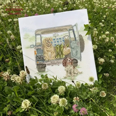 Фото Набір для вишивання хрестиком Bothy Threads Paws For a Picnic XHD126