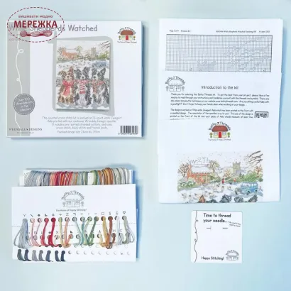 Фото Набір для вишивання хрестиком Bothy Threads While Shepherds Watched XHD146