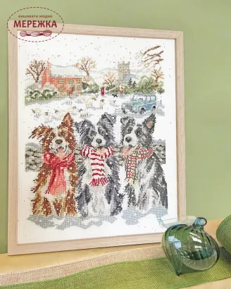 Фото Набір для вишивання хрестиком Bothy Threads While Shepherds Watched XHD146