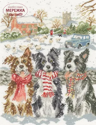 Фото Набір для вишивання хрестиком Bothy Threads While Shepherds Watched XHD146