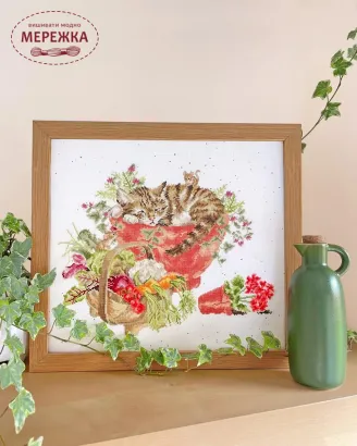 Фото Набір для вишивання хрестиком Bothy Threads Purrrfest Spot XHD149