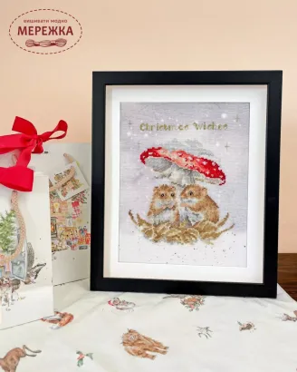 Фото Набір для вишивання хрестиком Bothy Threads Mushroom at the Inn XHD152