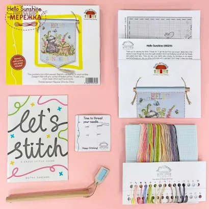 Фото Набір для вишивання хрестиком Bothy Threads Hello Sunshine XKG19