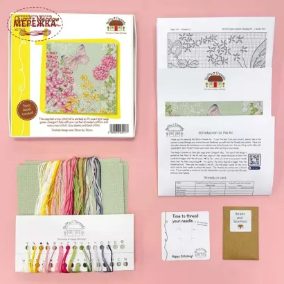 Фото Набір для вишивання хрестиком Bothy Threads Quartz Meadow XKTB15