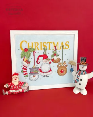 Фото Набір для вишивання хрестиком Bothy Threads It Must Be Christmas XKTB17