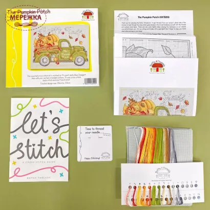 Фото Набір для вишивання хрестиком Bothy Threads The Pumpkin Patch XKTB20