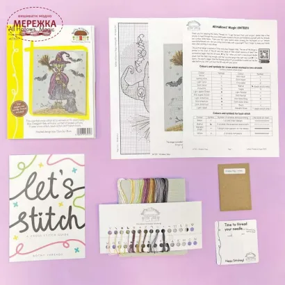 Ajnj Набір для вишивання хрестиком Bothy Threads All Hallows Magic XKTB21